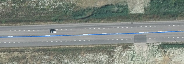 tilvísunarlína vegar